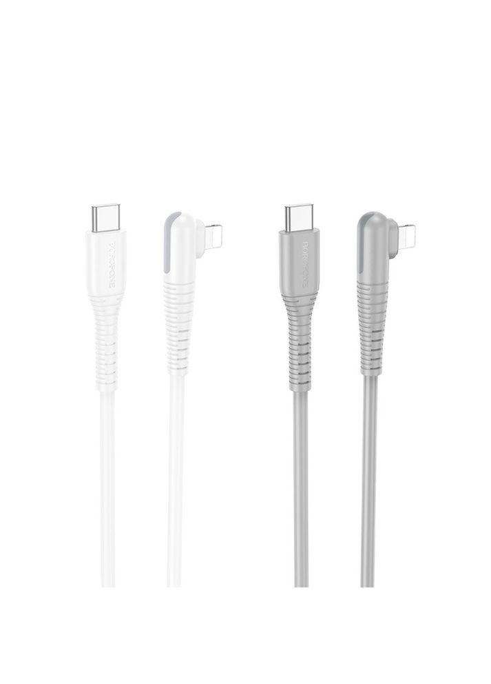 Кабель для зарядки Lightning Type-C для iphone / провод, шнур тайп си на лайтнинг зарядный кабель для айфона Borofone (334298619)