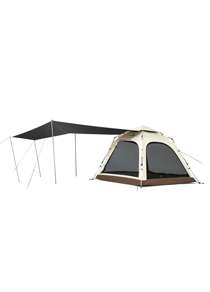Палатка трехместная автоматическая с тентом Ango CNK2550WS010, S, коричневый Naturehike (386211124)