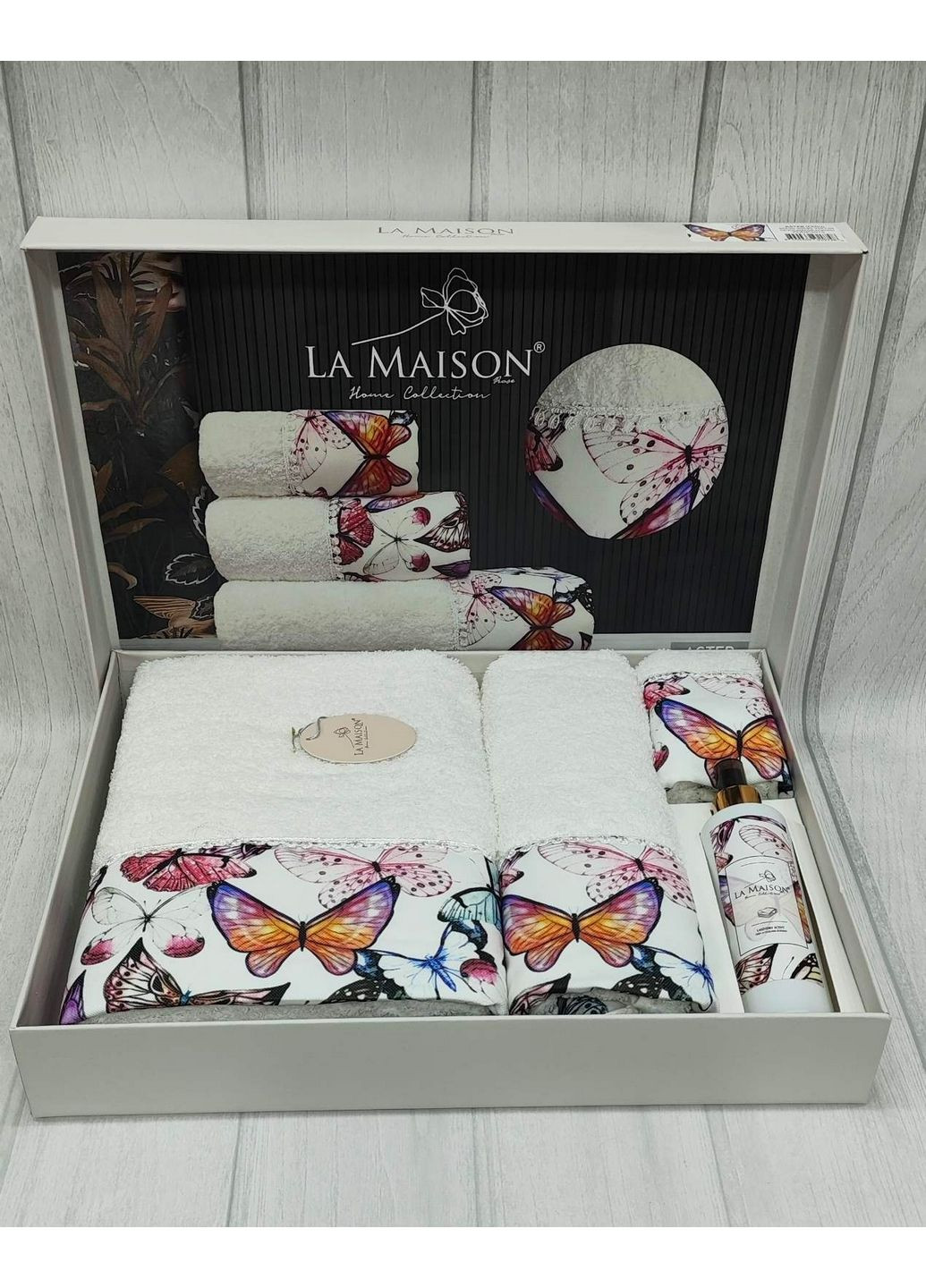 La Maison подарочный комплект полотенец с духами комбинированный производство - Турция