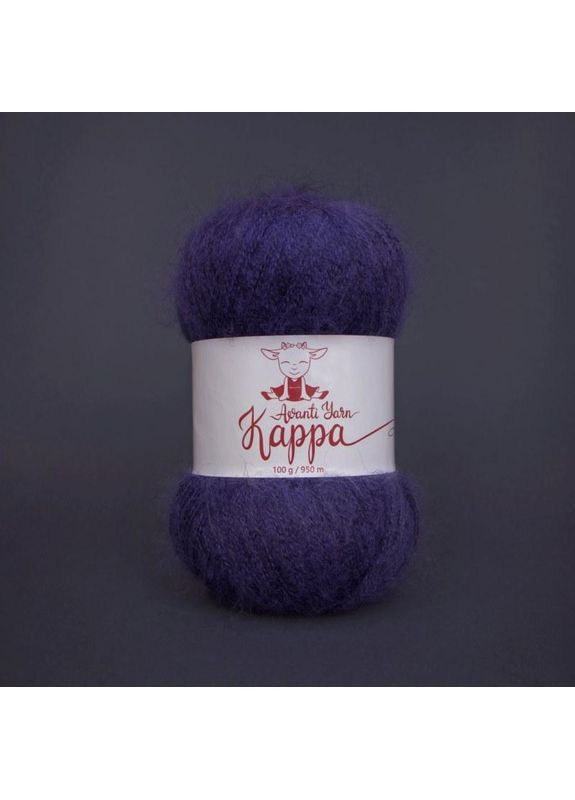 Пряжа с мохером - Каппа 80 фиолетовый. Avanti (361879105)
