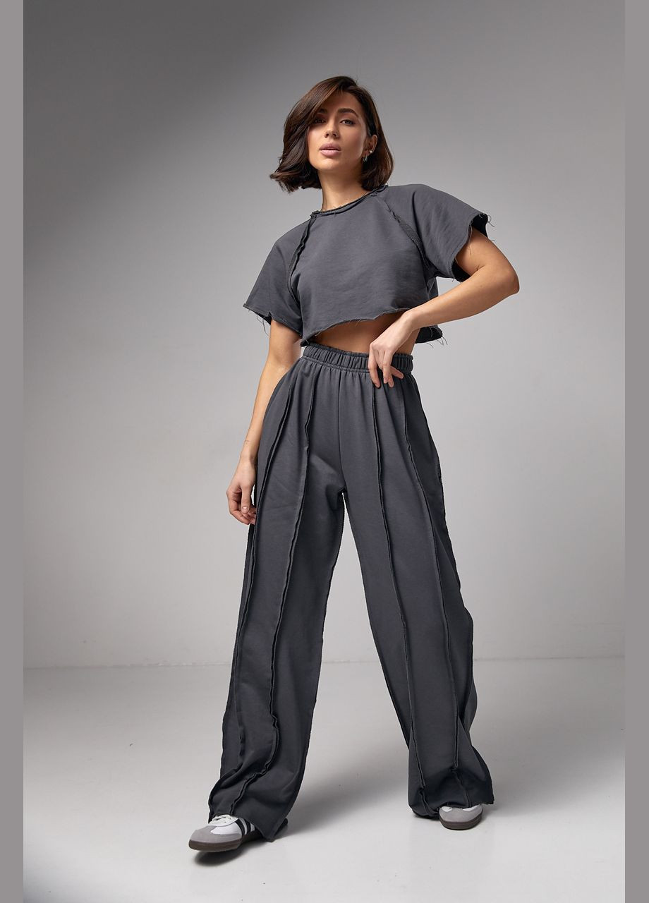 Женский трикотажный костюм в стиле grunge 24151 Lurex (292252852)