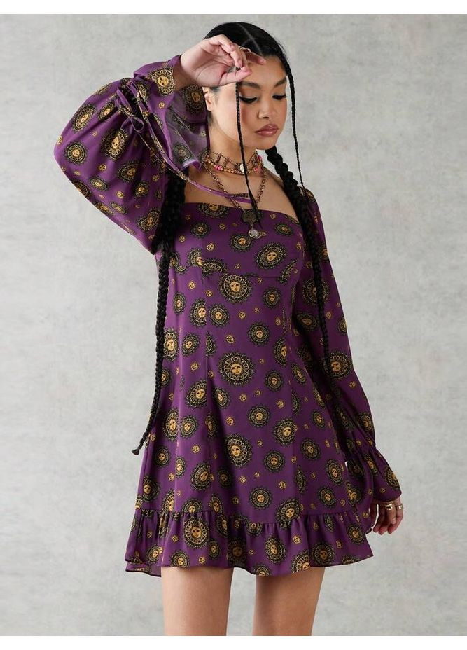 Сиреневое платье Forever