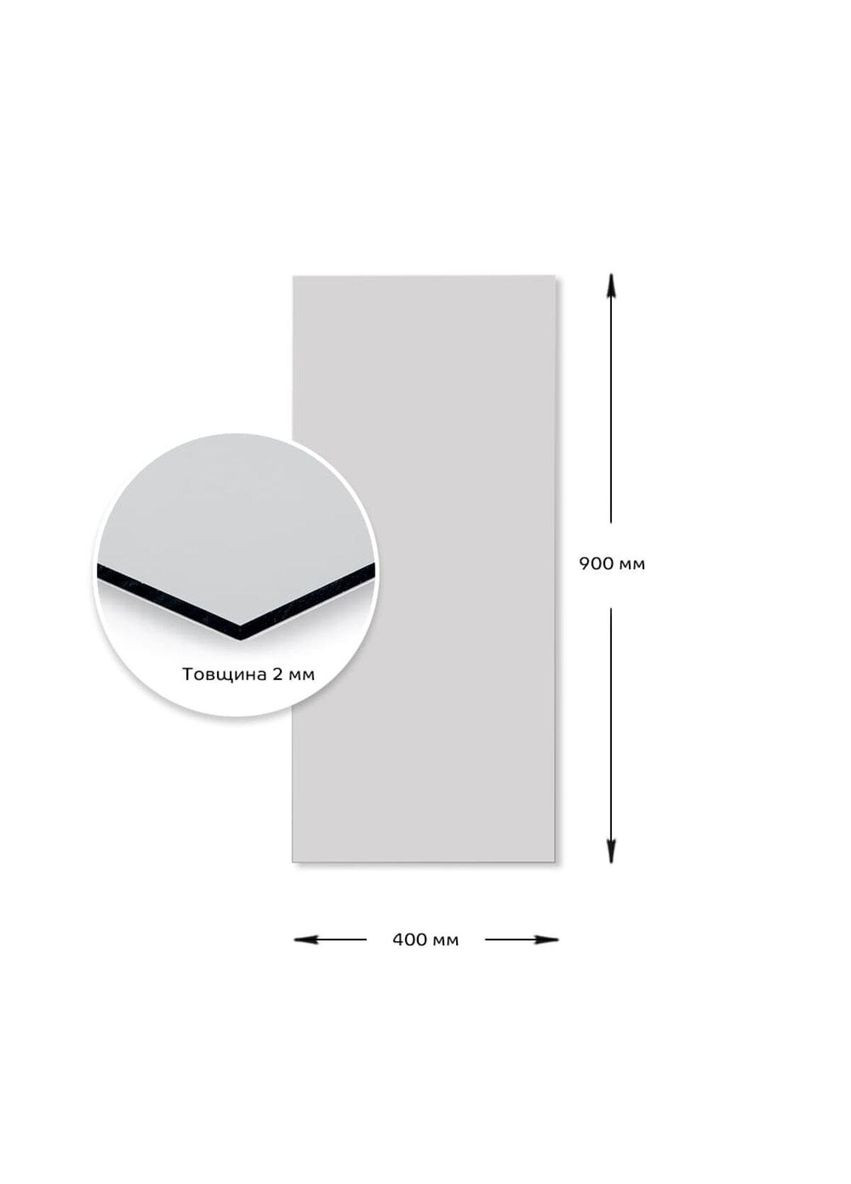 Зеркало акриловое самоклеющееся 400*900мм*2мм SW-00001596 Sticker Wall (338854560)