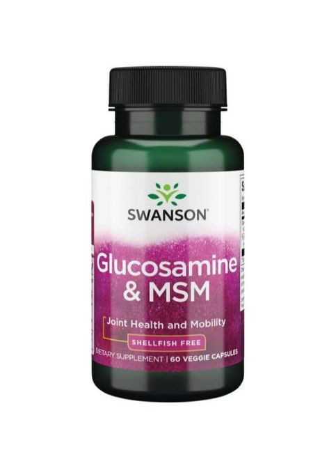 Ultra Glucosamine & MSM - Shellfish Free 60 Veg Caps Swanson (290147875)