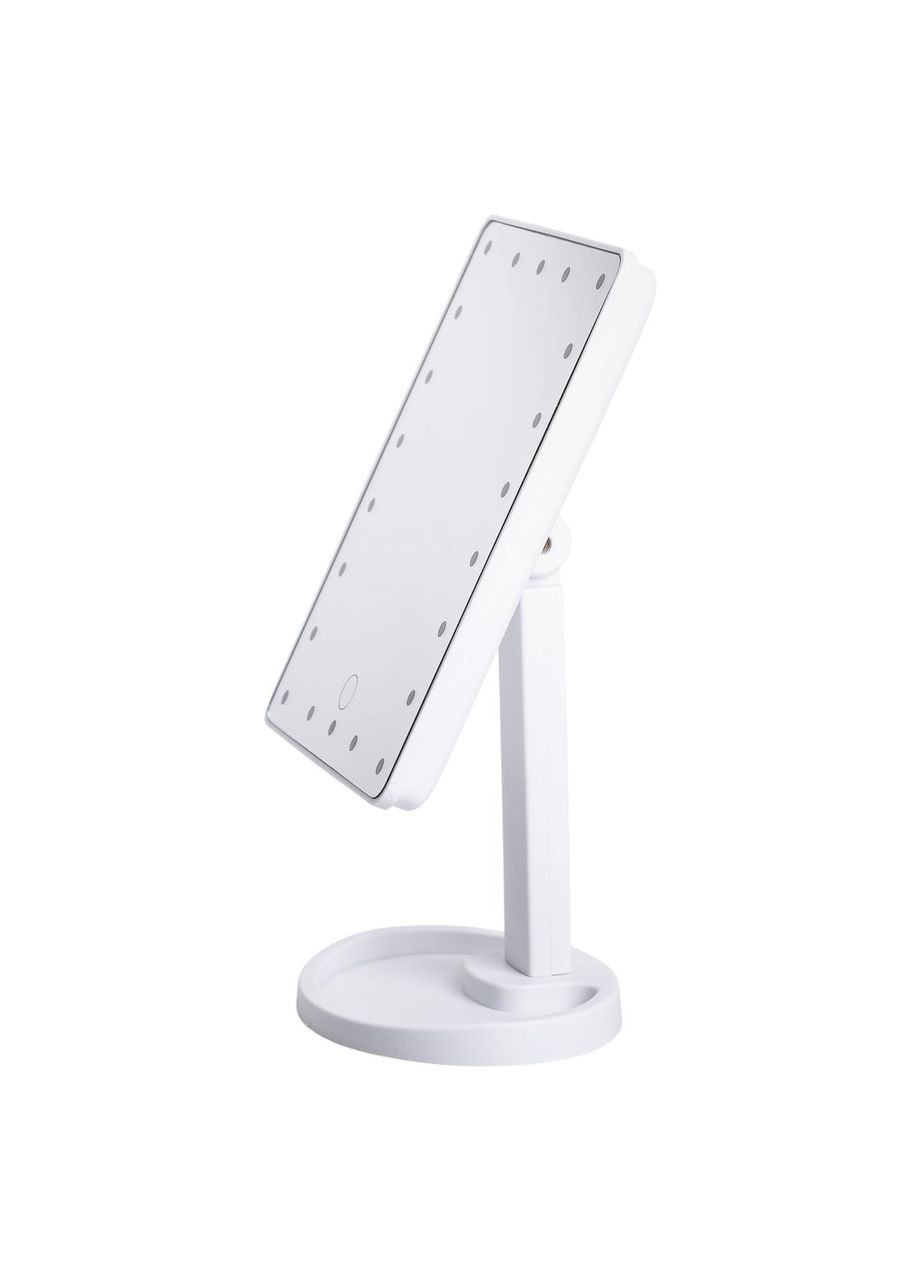 Косметическое зеркало с LED-подсветкой 22 светодиода, белый Yiwu (326599388)