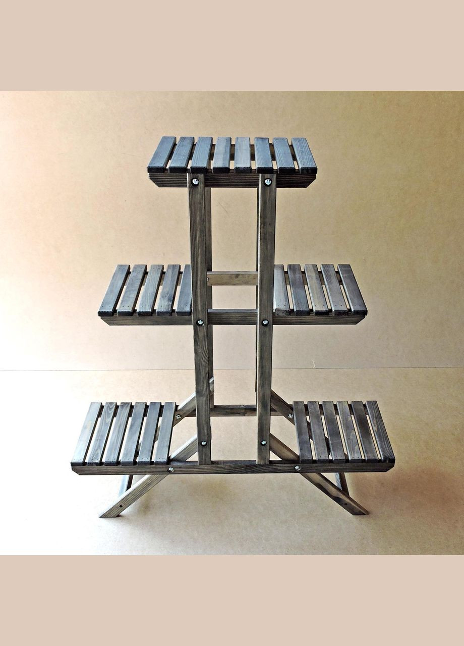 Підставка для квітів з дерева Прованс моріон (ЦВТ-0106) No Brand (328224771)