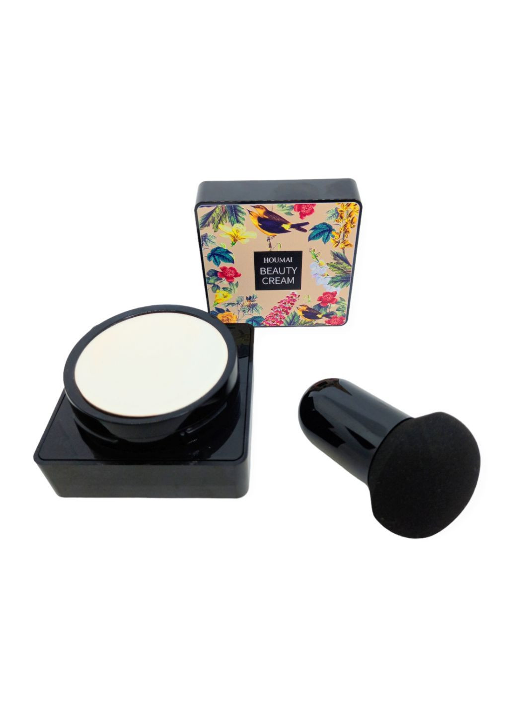 Комплект тональний крем кушон беж + база під макіяж натуральний фініш зволожуючий Houmai Beauty Cream Consealeri + Jomtam No Brand (290186439)