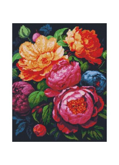 Алмазна мозаїка "Барвистий букет" 40х50 см Ідейка (369729418)