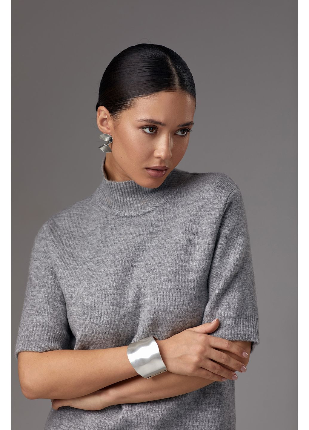 Джемпер з натуральної вовни з коротким рукавом 2797 Triko Bakh (368834449)