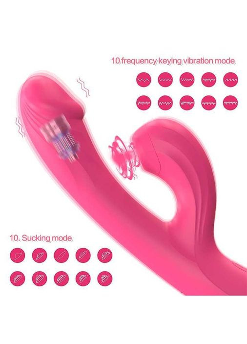 Вібратор — вуманайзер для клітора та точки G "Melo" 20 режимів - Баклажан No Brand (366817660)