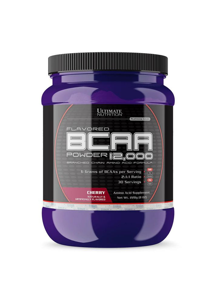 Амінокислоти BCAA 12,000 228 г, Cherry Ultimate Nutrition (304268224)