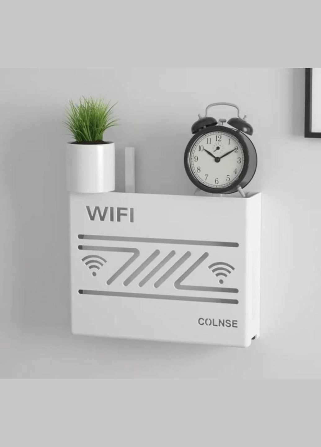 Держатель полки подставка для роутера Colnse L Белый No Brand (330779161)