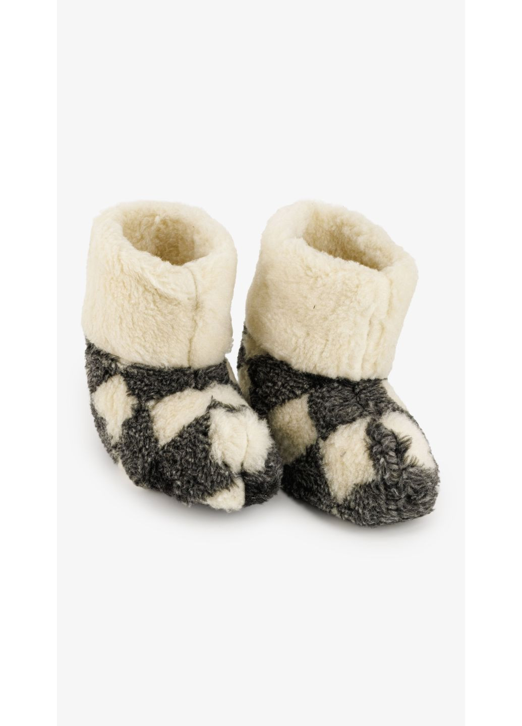 Серые тапочки-сапожки женские 21114 серо-белый shop (2000999299162) Добробут