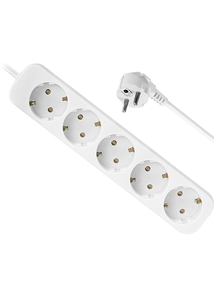 Удлинитель с заземлением E518 1.8 м 5 розеток (992290) Defender (370797095)