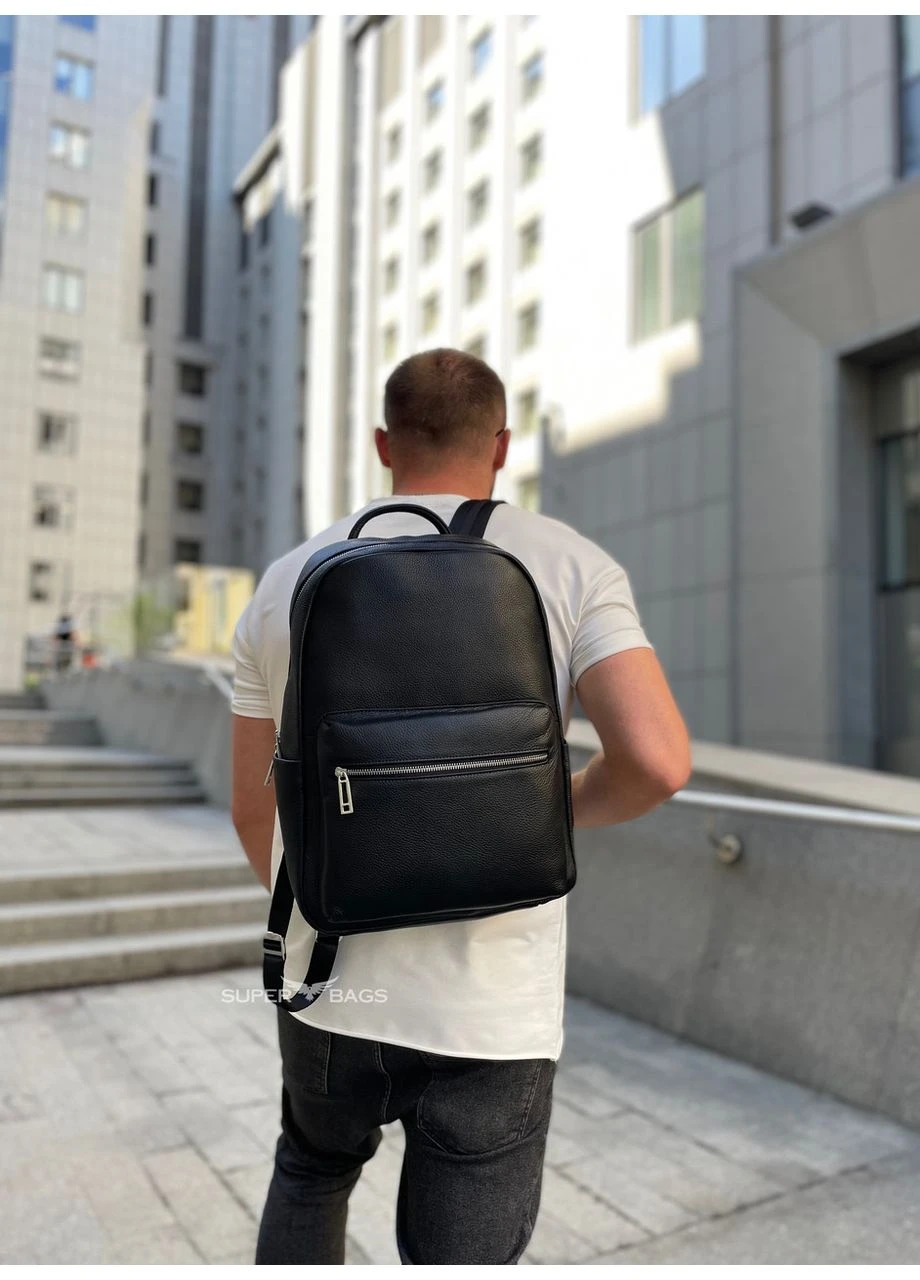 Рюкзак мужской кожаный городской для ноутбука (20334) Tiding Bag (394178122)