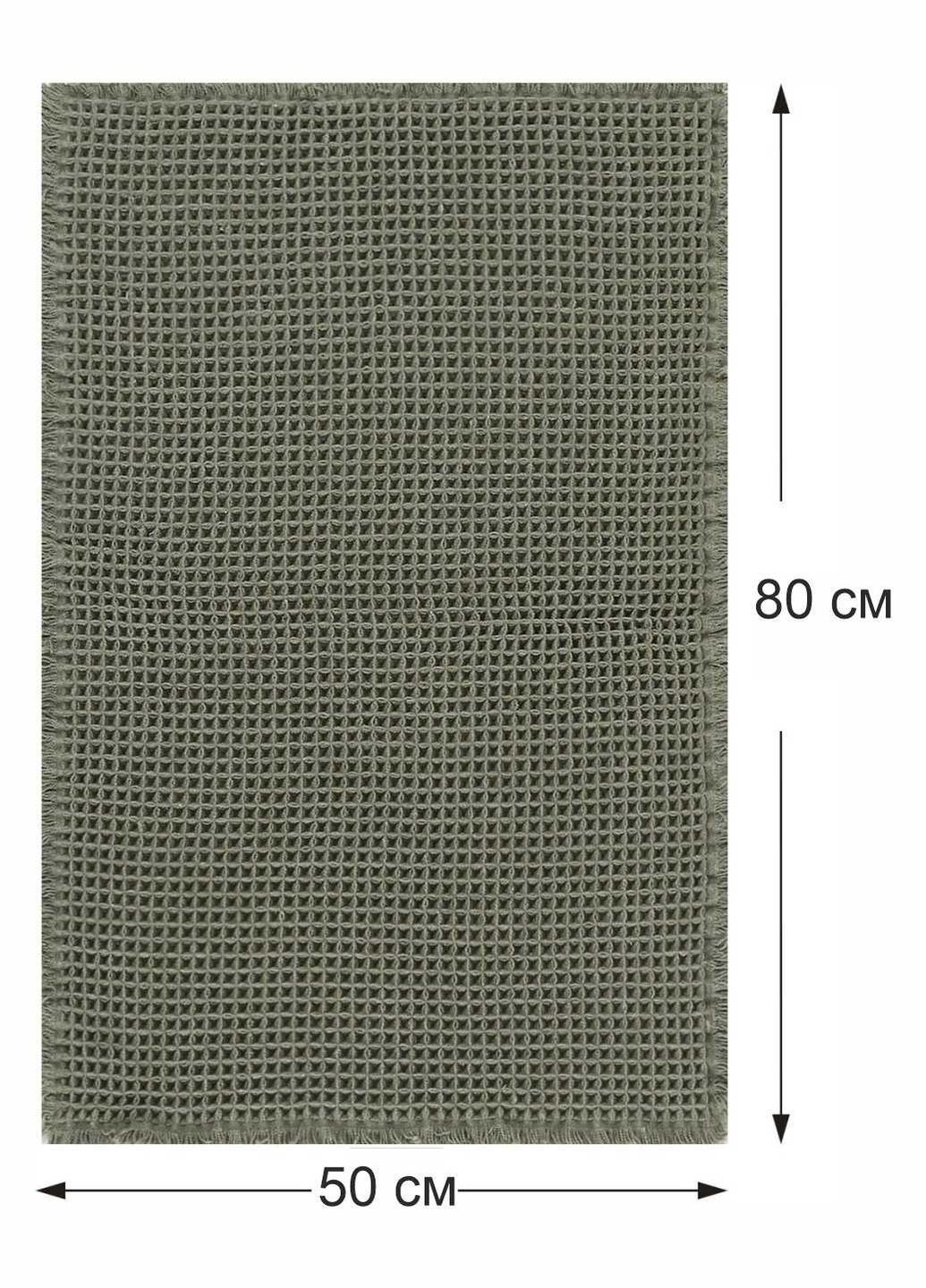 Набор ковриков для ванной/туалета вафельный 2шт: 50 x 80 см Зеленый (1227254) Lovely Svi Антиковзні килимки (363837098)