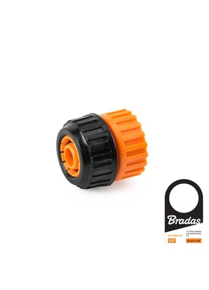 Муфта соединительная 1/2", НР 3/4", BLACK LINE, ECO-PWB4136 Bradas (390076298)