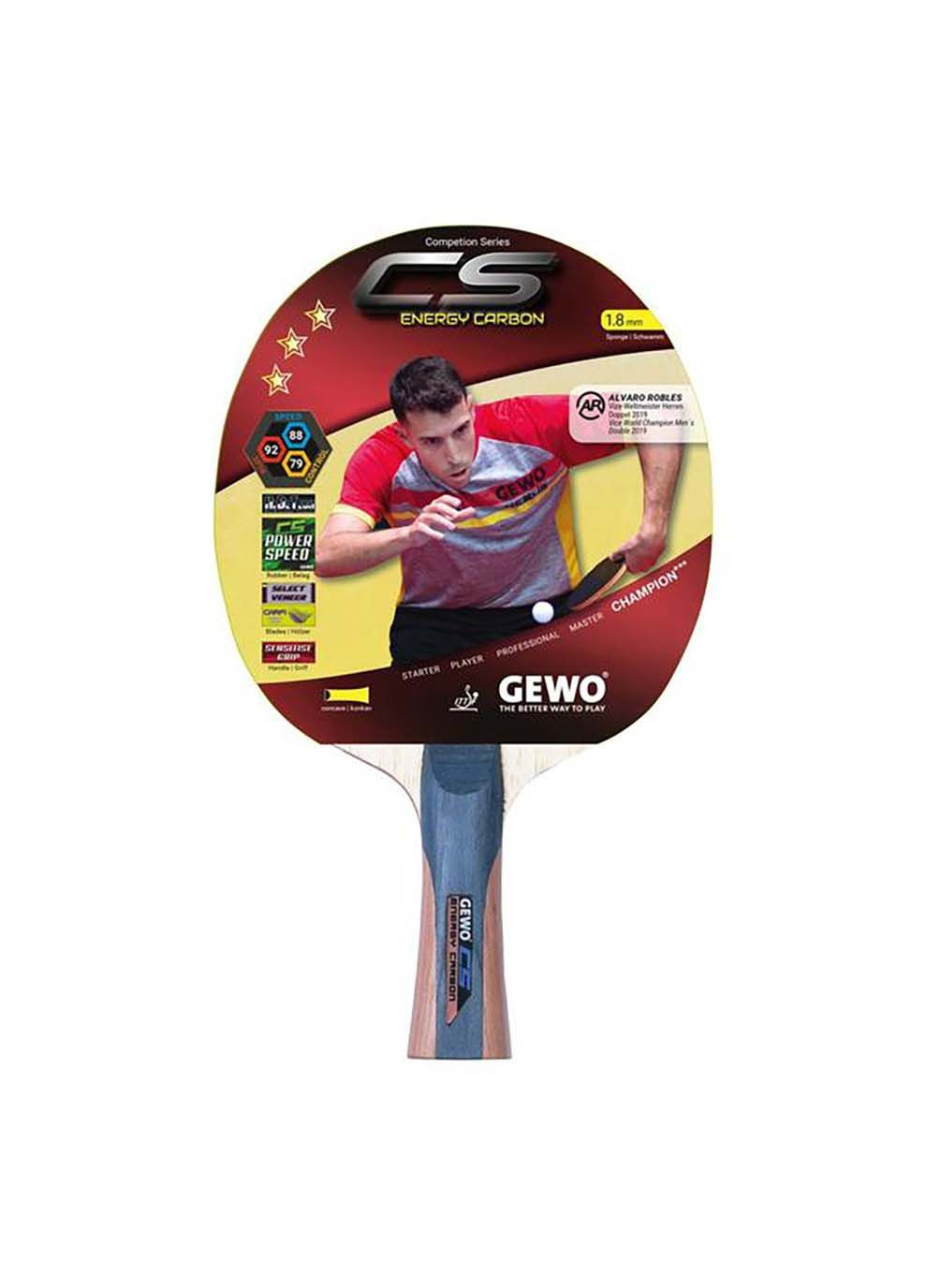 Ракетка для настольного тенниса CS Energy Carbon FL GEWO (367594866)