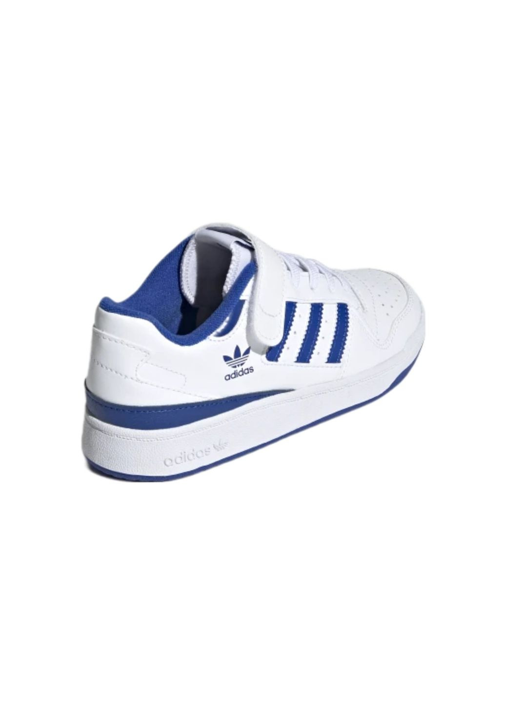 Белые всесезонные детские кроссовки forum low adidas