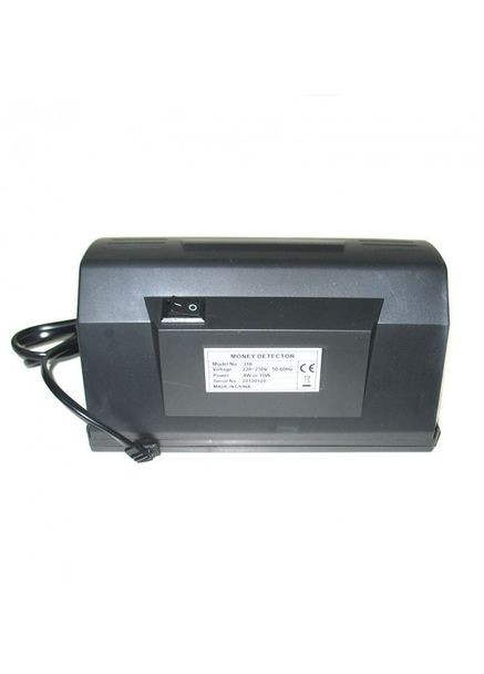 Ультрафиолетовый детектор валют 318 от сети лампа для проверки денег черный UKC (302891910)