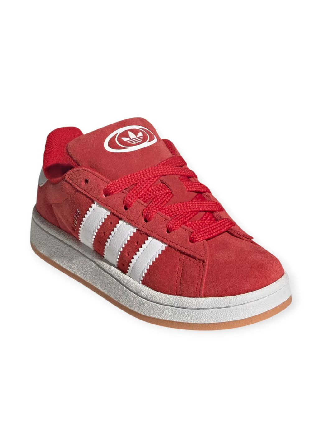 Красные всесезонные кроссовки на девочку campus 00s elastic lace - 30.5 adidas
