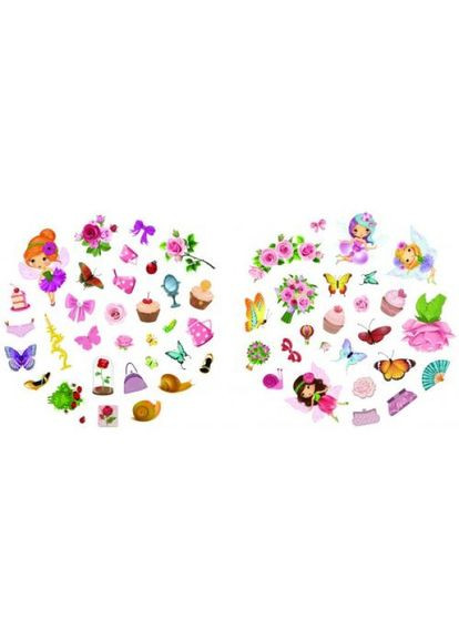 Раскраска "Цветочные феи. Розалия "58 наклеек, укр MIC (318019285)