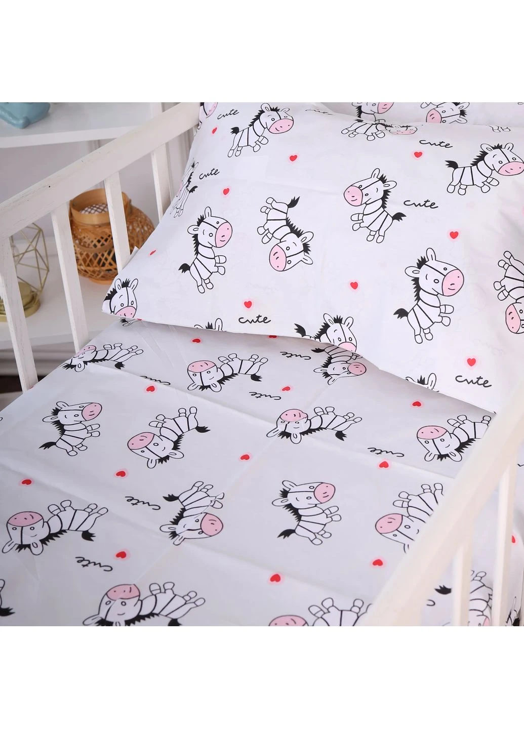 Комплект постельного белья Ranforce Elite JUNIOR 20-0040 Cute white zebra Mirson (399960814)