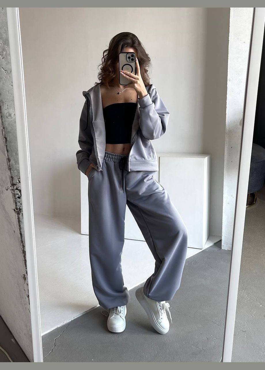 Жіночий спортивний костюм худі та штани палаццо Style Point (333801428)