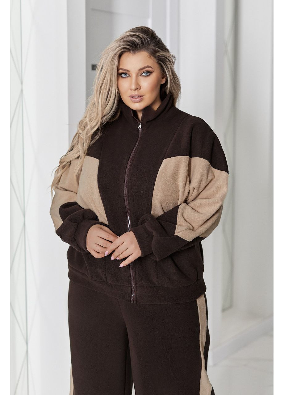 Спортивний флісовий костюм Fashion (370642858)