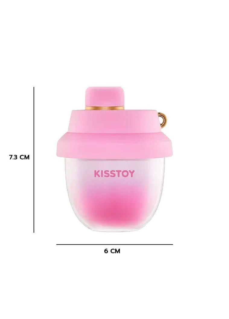 Вакуумний стимулятор-брелок Kiss Pods, 5 рівнів інтенсивності + Turbo-режим, 2 насадки KissToy (335389304)