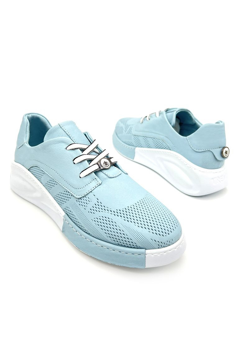 Блакитні кеди жіночі шкіряні блакитні. Nemca