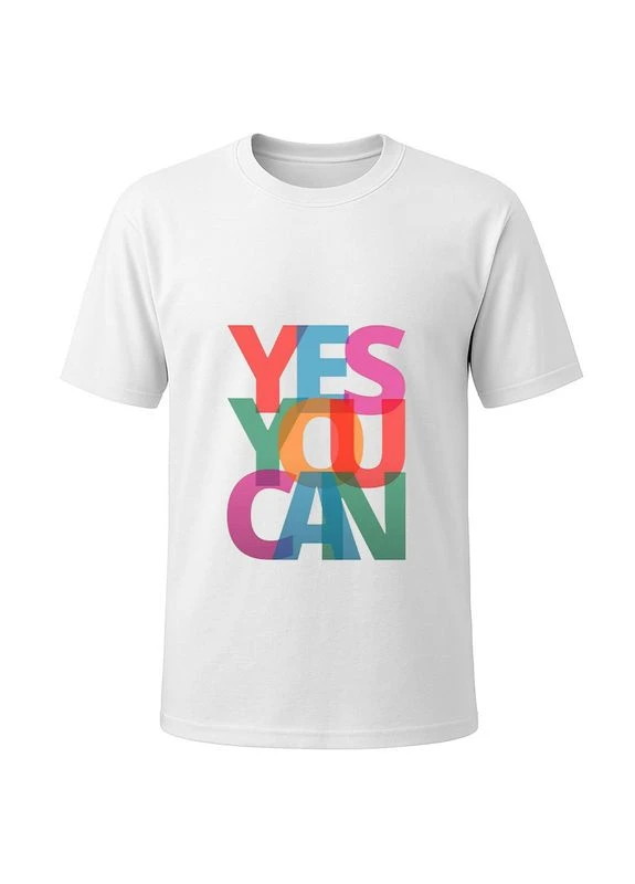 Футболка белая Yes you can MMC (390652917)