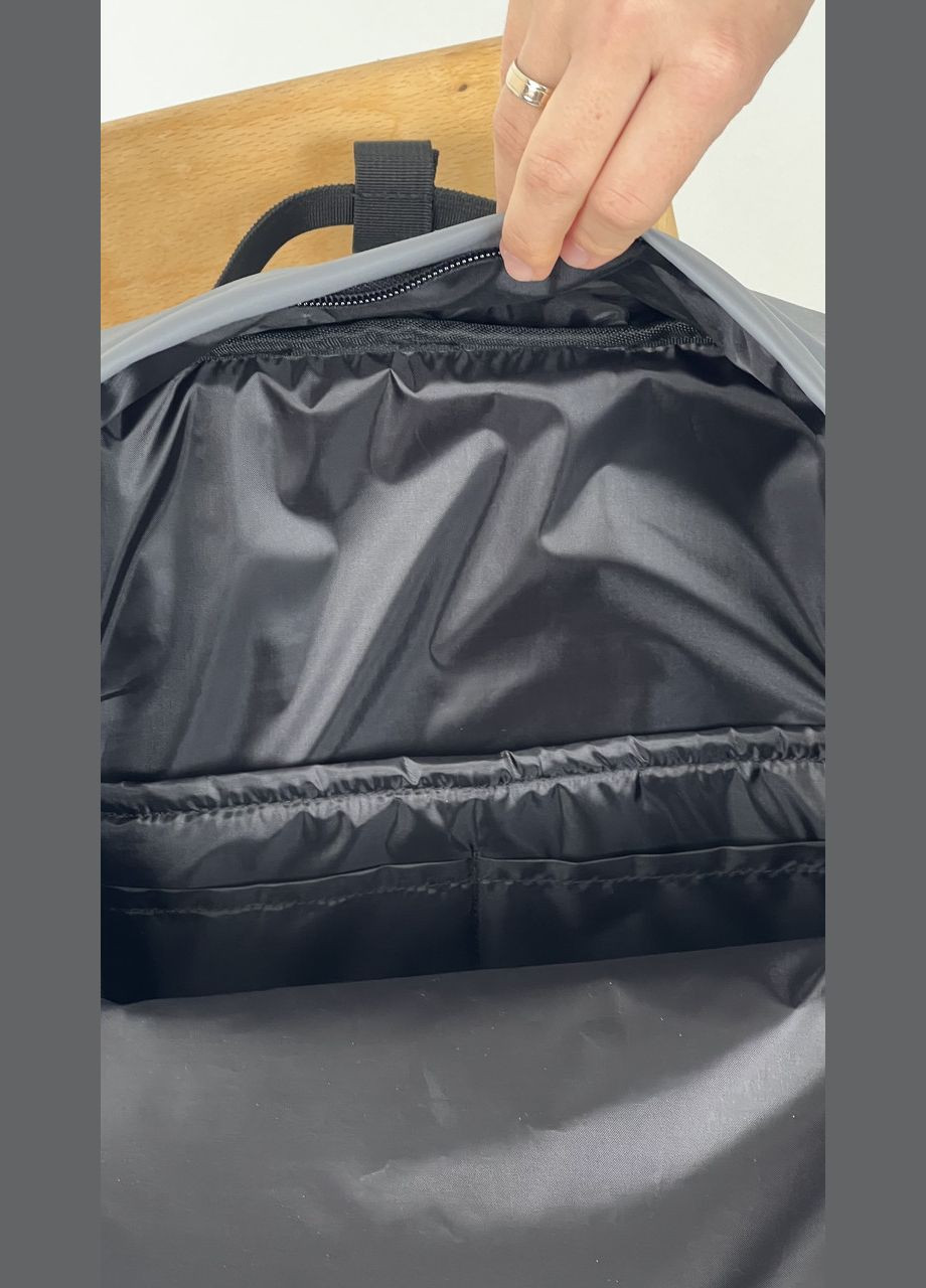 Чоловічий рюкзак Канкун, комбінований сірий в екошкірі з відділенням для ноутбука ToBeYou kankun m (280930885)