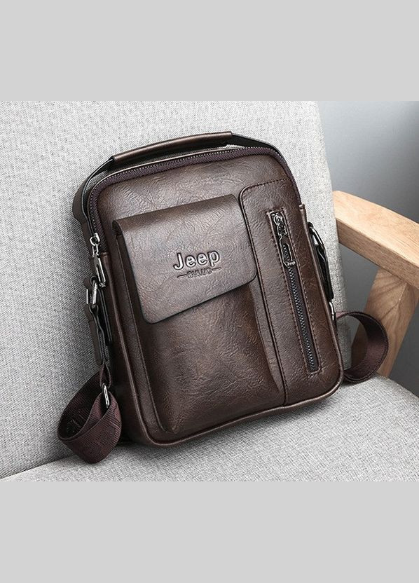 Чоловіча сумка планшетка польова Світло-коричневий No Brand (301212091)