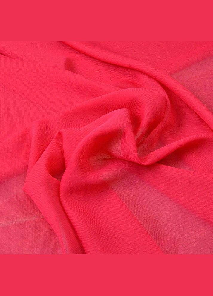 Тканина шифон Мульті 80 гр/м2 150 см напівпрозора, легка, повітряна для суконь, блузок та аксесуарів кавун IDEIA (332177694)