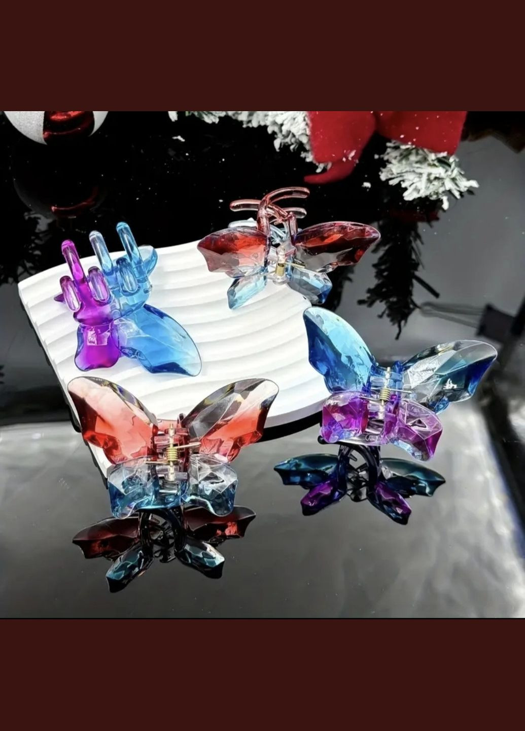 Заколка-крабик бабочка China (345751504)