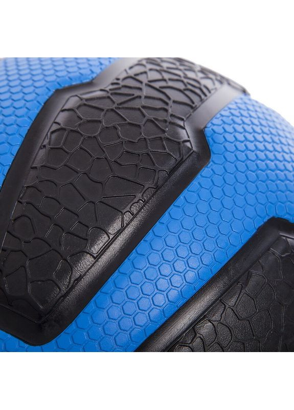 Медбол мяч медицинский Medicine Ball Черно-Голубой (вес 8 кг) FI-0898-8 Zelart (367617592)