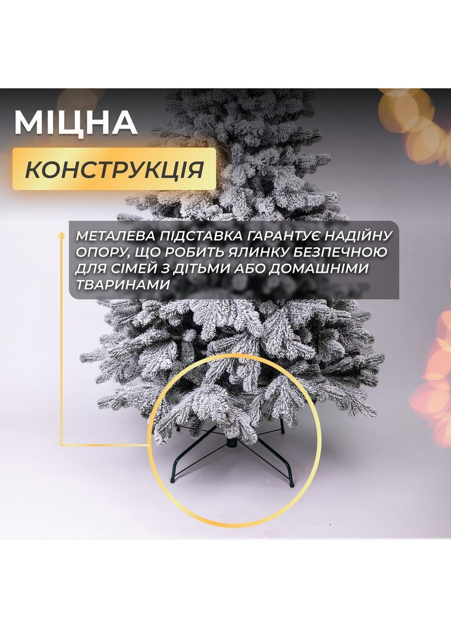 Лита штучна ялинка 2,1 м засніжена Говерла Преміум TD-GOVSN21 LUGI (368767490)