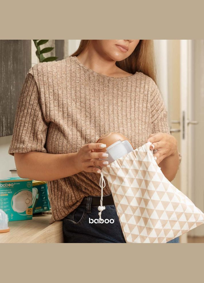 Молокоотсос электрический 2 шт какао (2-012) Baboo (324431889)