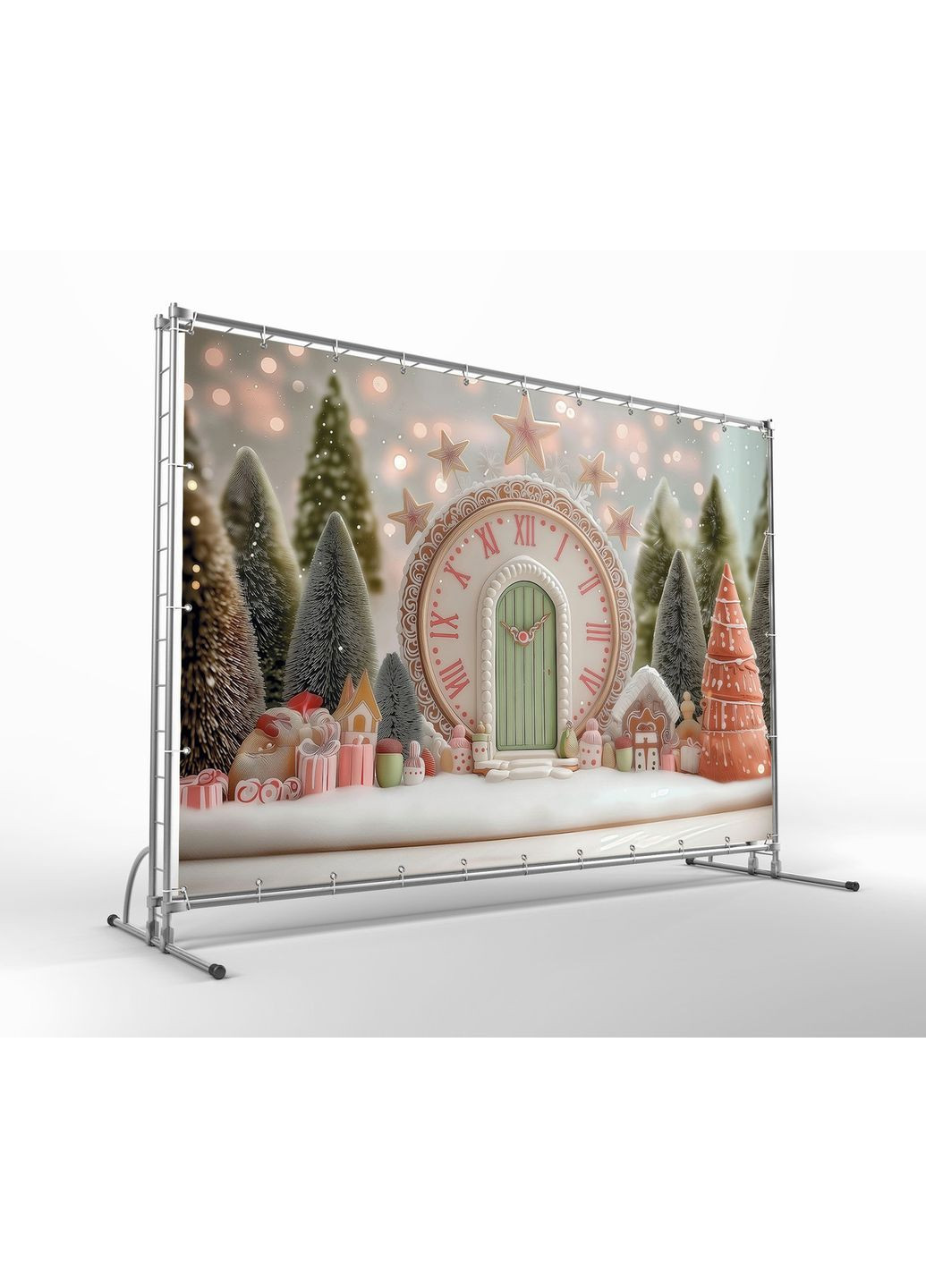 Фотозона Арка з ліхтарями і карамельними деревами – №46595 Vinylpex (369930117)