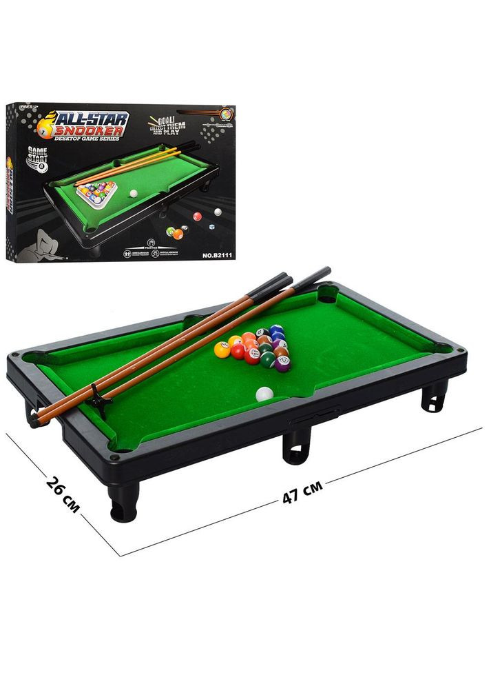 Більярд настільний Metr+ на ніжках, дитячий ігровий більярдний стіл B2111 Автосвіт (305392657)