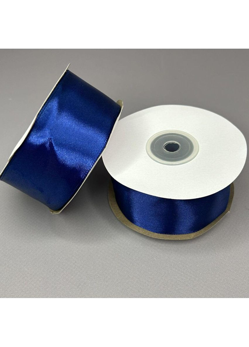 27 м - Стрічка атласна 38 мм (#178) - синя Plus-plus (352743992)