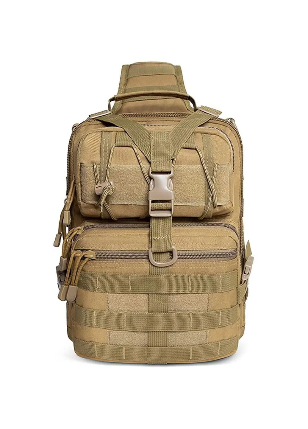 Тактическая сумка мужская на одно плечо 18 л койот D3-takt18l-3 Solve (282822882)