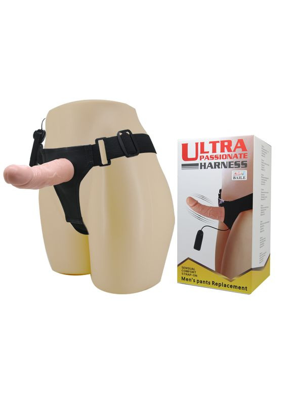 Жіночий страпон Ultra Passionate Harness Vibrating CherryLove LyBaile (282709630)