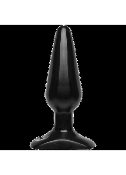 Анальна пробка Smooth Classic Medium - Black, макс. діаметр 3,8 см Doc Johnson (371390684)