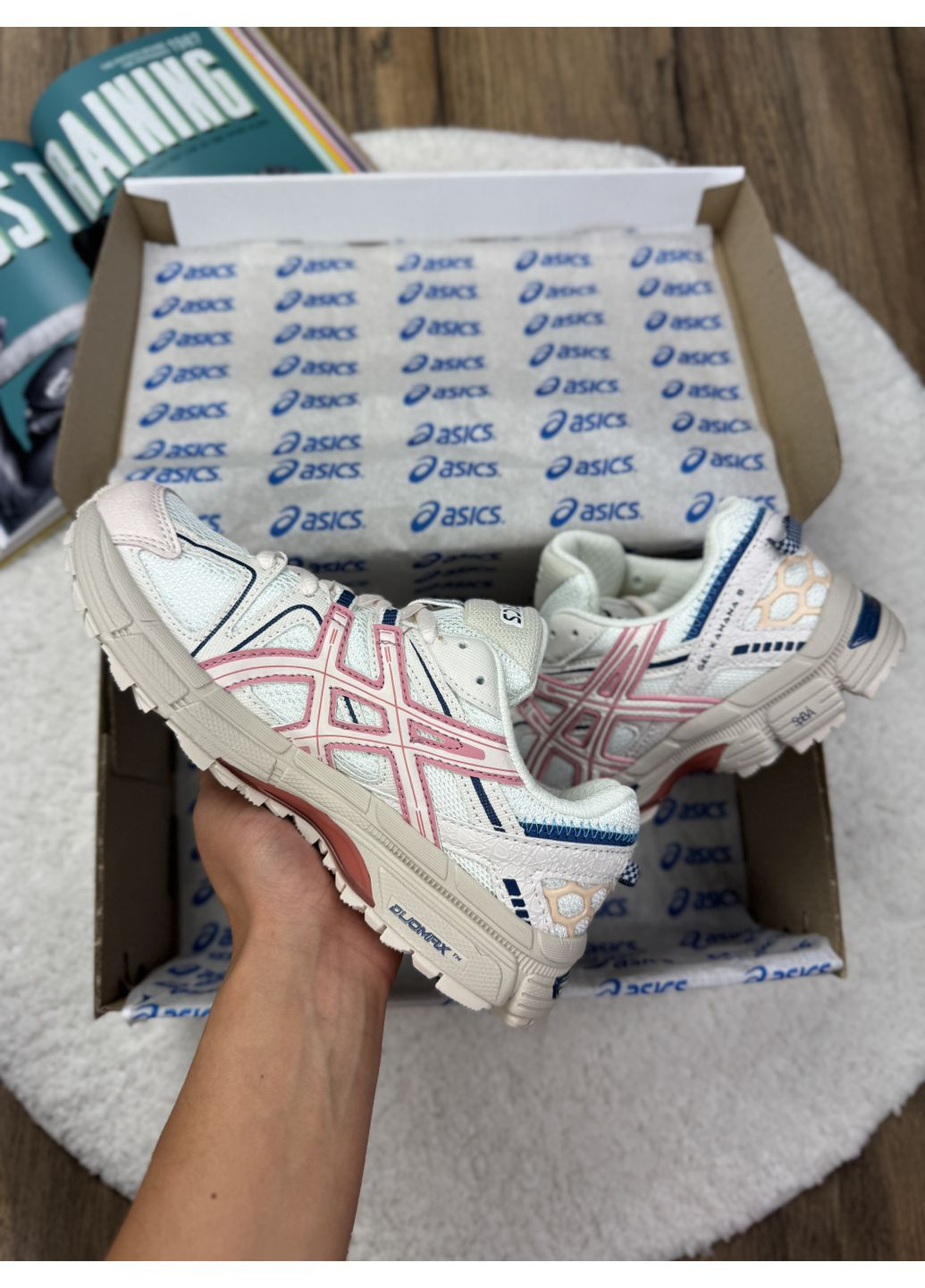 КРОСІВКИ ЖІНОЧІ ASICS GEL-KAHANA 8 BEIGE PINK АСІКС ГЕЛЬ КАХАНО No Brand рожеві демісезони (368869719)