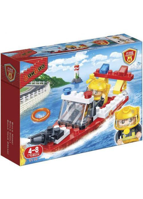 Конструктор "Пожарники", 62 дет (TS01091996164011) Banbao (370978226)