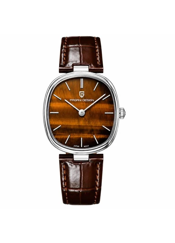 Наручний годинник PD-1825 Silver-Brown Leather Pagani Design (402476656)