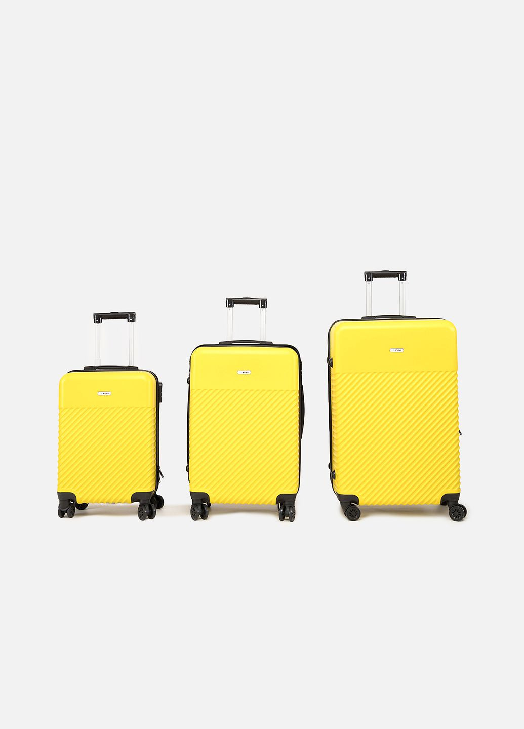 Мужской чемодан цвет желтый размер L CB-00249992 Yuki (315338334)