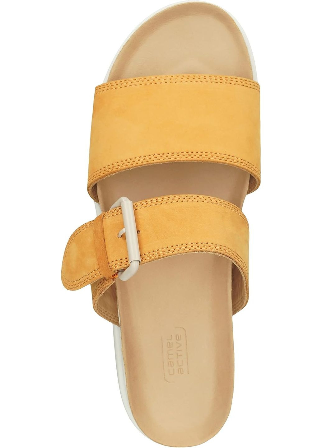 Светло-коричневые женские шлепанцы Camel Active